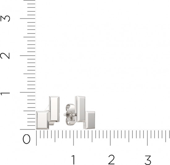 Серьги-пусеты из серебра