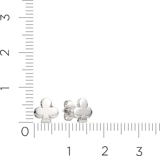 Серьги-пусеты из серебра