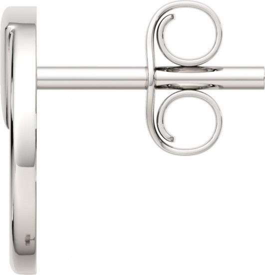 Серьги-пусеты из серебра