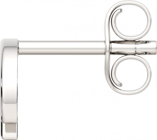 Серьги-пусеты из серебра