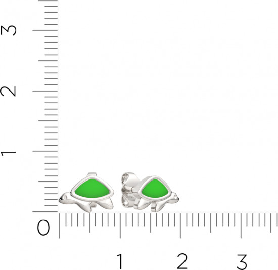 Серьги-пусеты из серебра