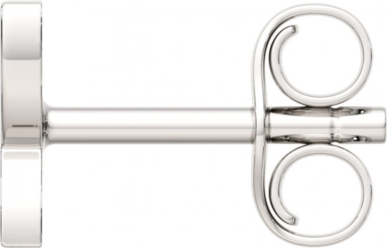 Серьги-пусеты из серебра