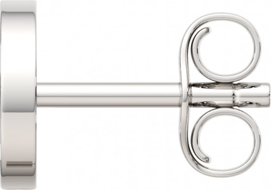 Серьги-пусеты из серебра