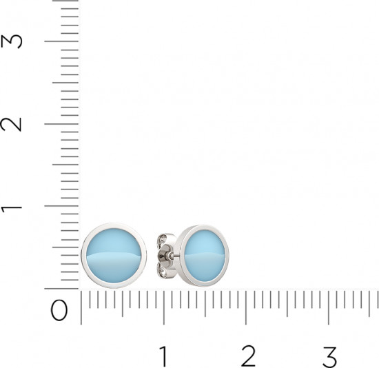 Серьги-пусеты из серебра