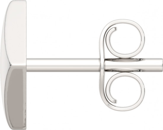 Серьги-пусеты из серебра