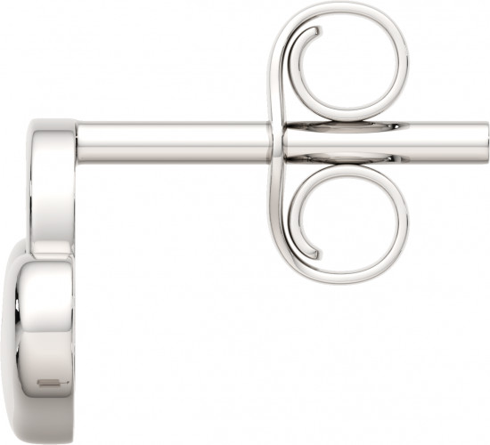 Серьги-пусеты из серебра