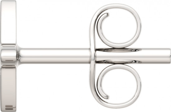 Серьги-пусеты из серебра