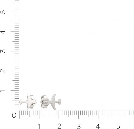 Серьги-пусеты из серебра