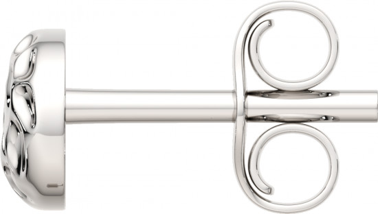 Серьги-пусеты из серебра