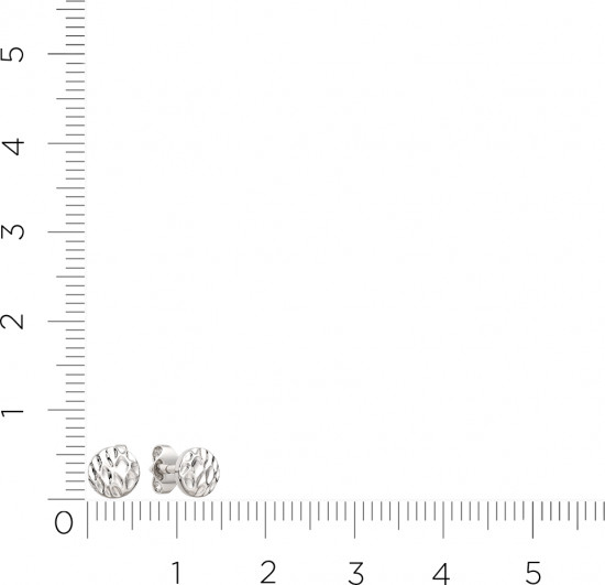 Серьги-пусеты из серебра