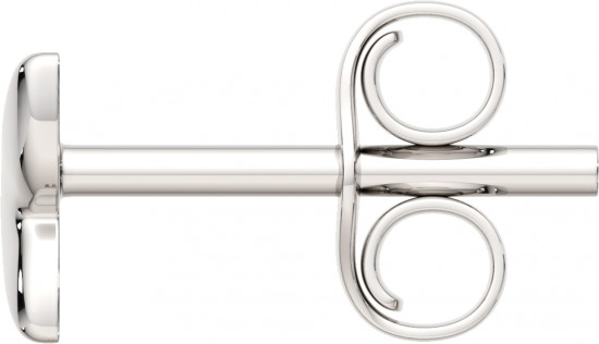 Серьги-пусеты из серебра