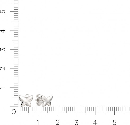 Серьги-пусеты из серебра