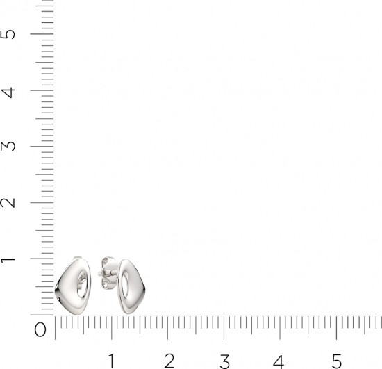 Серьги-пусеты из серебра