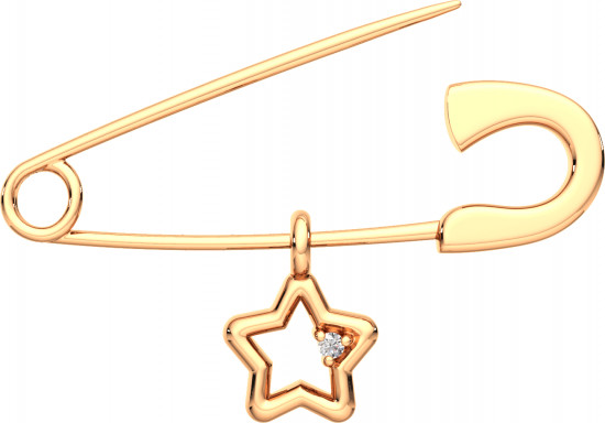 Брошь-булавка из золота