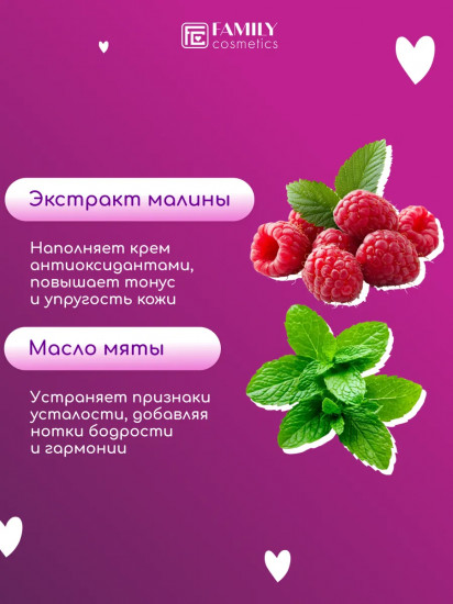 Крем для рук и тела «Малина и мята»