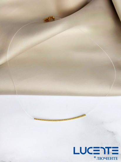 Колье на леске из серебра