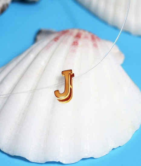 Колье на леске из серебра