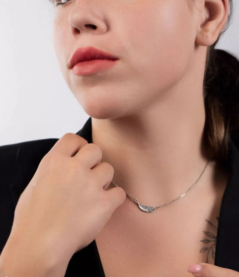 Колье из серебра