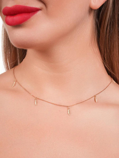 Колье из серебра