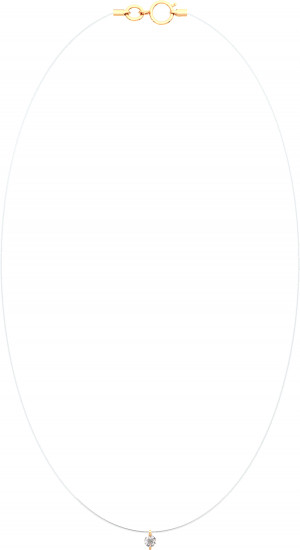 Колье на леске из золота