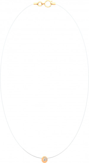 Колье на леске из золота