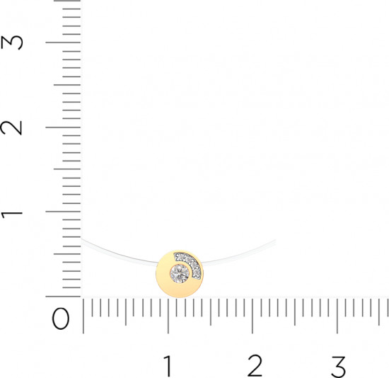 Колье на леске из золота