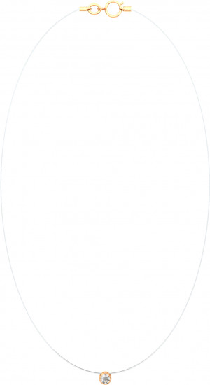 Колье на леске из золота