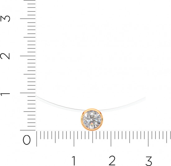 Колье на леске из золота