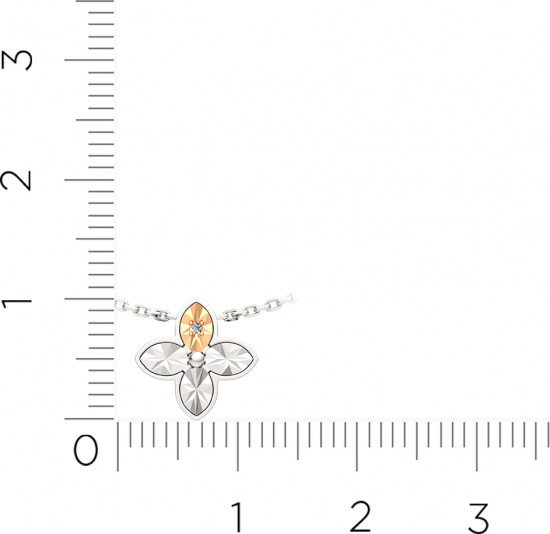 Колье из серебра