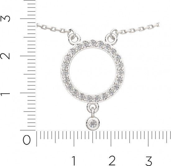 Колье из серебра