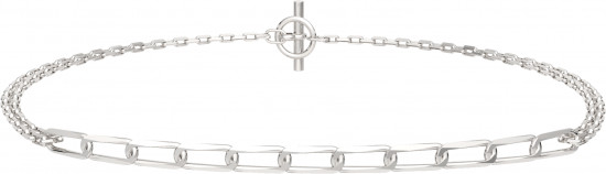 Колье из серебра