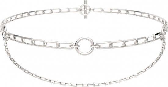 Колье из серебра