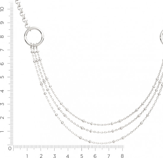 Колье из серебра