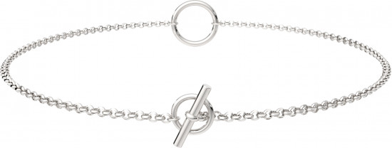 Колье из серебра