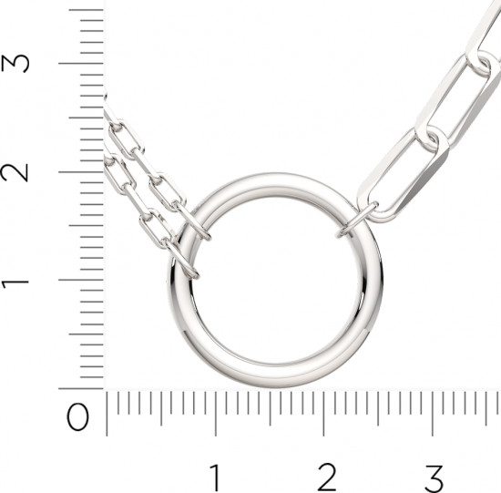 Колье из серебра