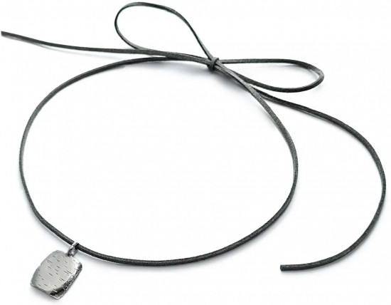 Колье из серебра «Береза»