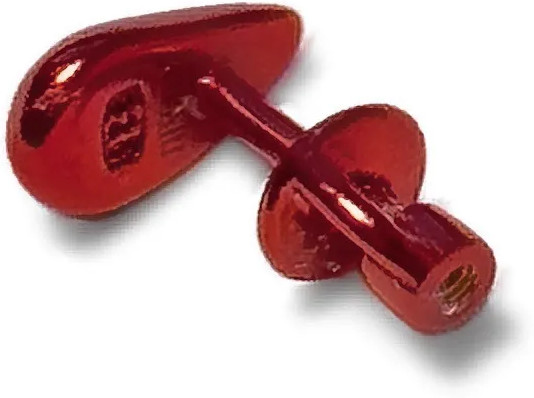 Моносерьга-пусет из серебра