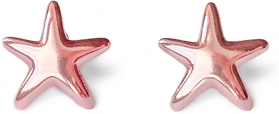 Серьги-пусеты из серебра «Star»
