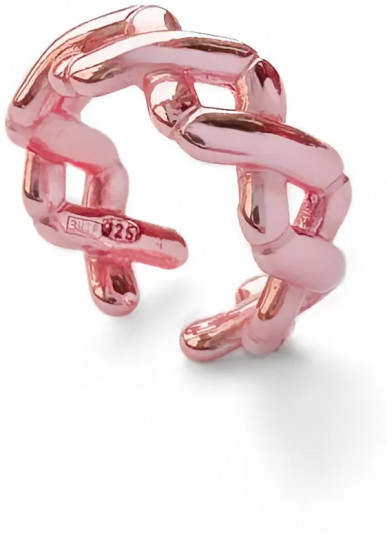 Серьга-кафф из серебра