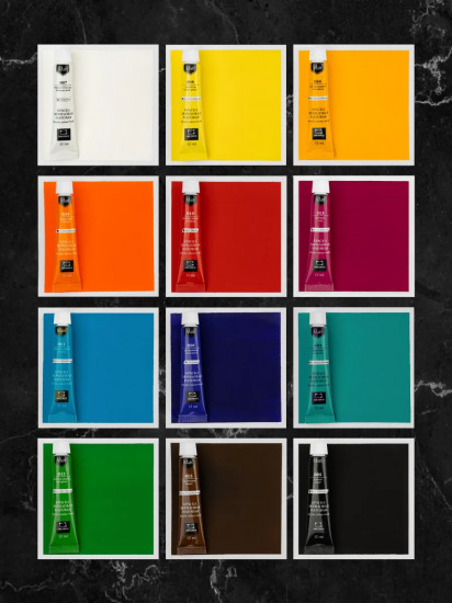 Набор матовых акриловых красок