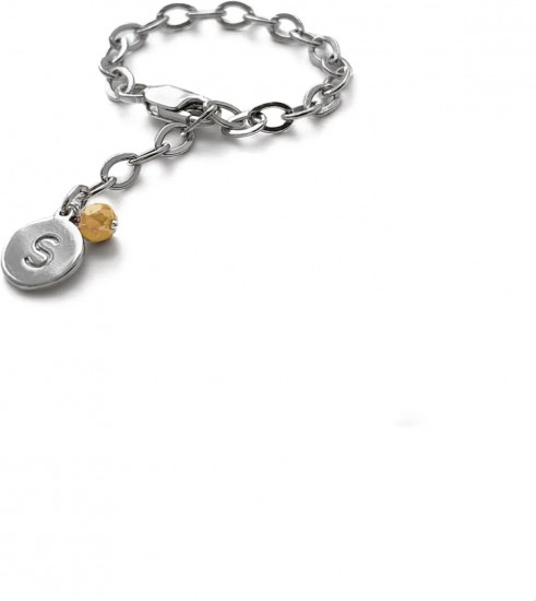 Кольцо-цепочка из серебра