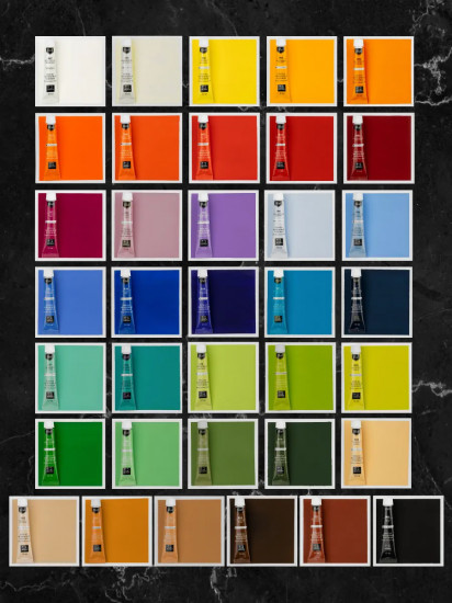 Набор матовых акриловых красок