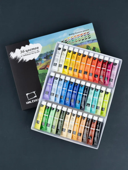 Набор матовых акриловых красок