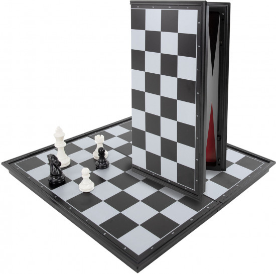 Шахматы, шашки, нарды магнитные 3 в 1