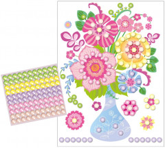 Аппликация бусинами «Букет. Весенняя фантазия» - Фото 1