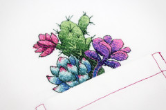 Набор для вышивания «Кактус и суккуленты» - Фото 4