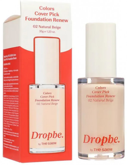 Тональная основа «Colors Cover Pick Foundation Renew», оттенок 02 Natural Beige