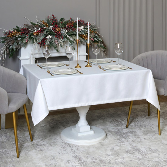 Скатерть прямоугольная «Феерия. Серебро»