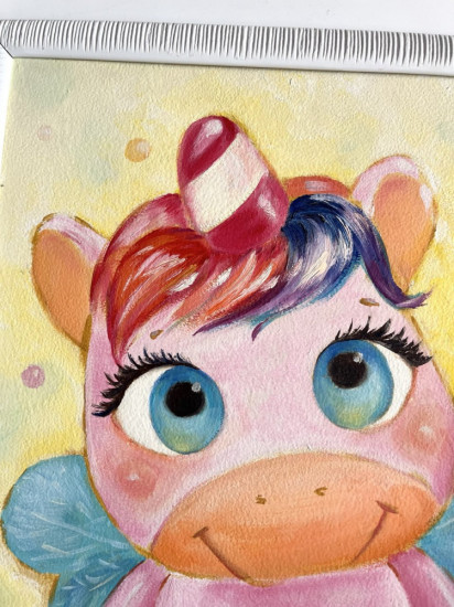 Картина в детскую «Малютка Бель»