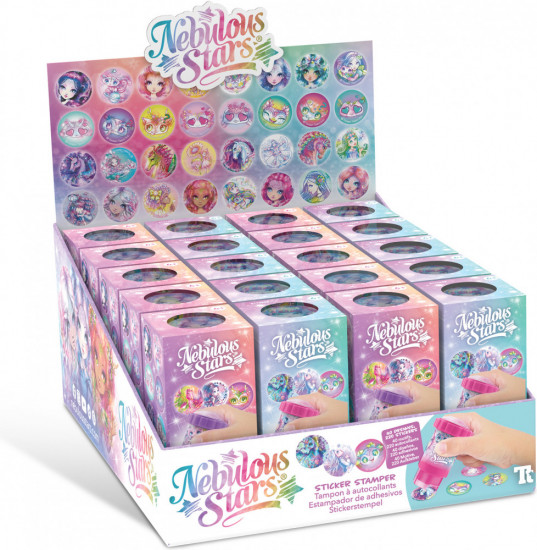 Штампер с наклейками